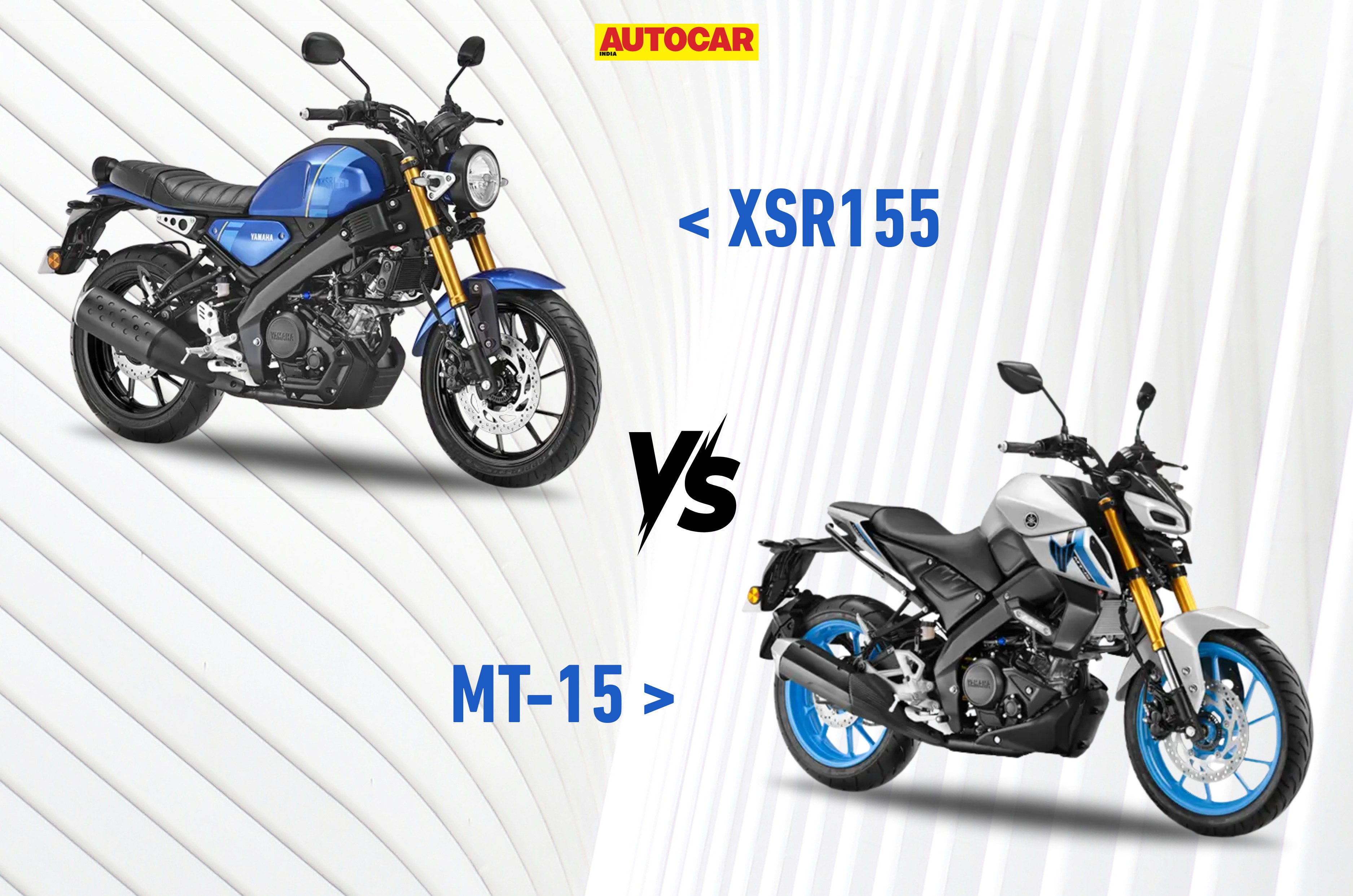 Yamaha XSR155 vs MT-15: price and differences explained